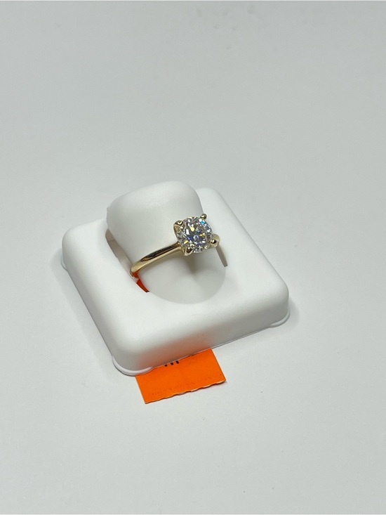 Moissanite Jewelry - Classic 18k Gold Vermeil Over Solid 925 Sterling Silver with Moissanite